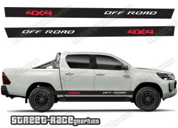 Toyota Hilux MK8 racing stripes 007