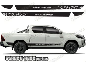 Toyota Hilux MK8 racing stripes 008