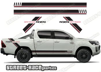 Toyota Hilux MK8 racing stripes 009