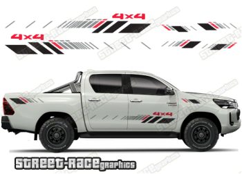 Toyota Hilux MK8 side graphics