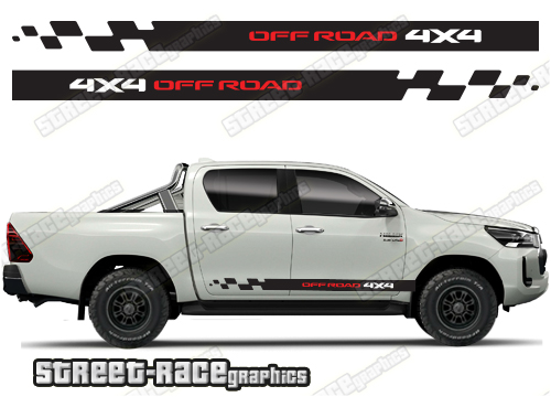 Toyota Hilux MK8 racing stripes 017