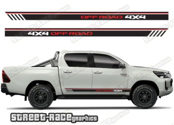 Toyota Hilux MK8 racing stripes 022