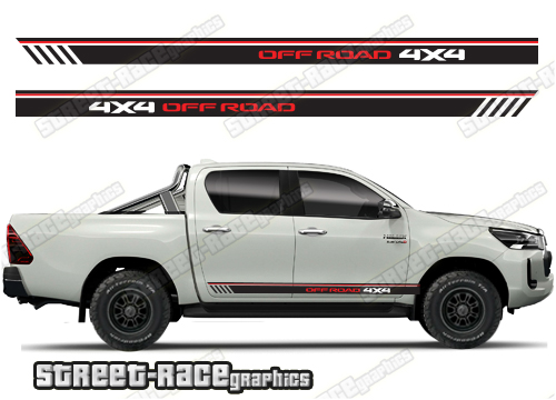Toyota Hilux MK8 racing stripes 022