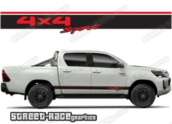 Toyota Hilux MK8 racing stripes 023