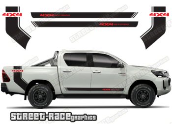 Toyota Hilux MK8 racing stripes 025
