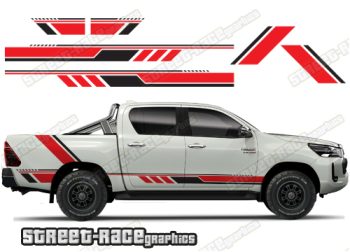 Toyota Hilux MK8 racing stripes 026