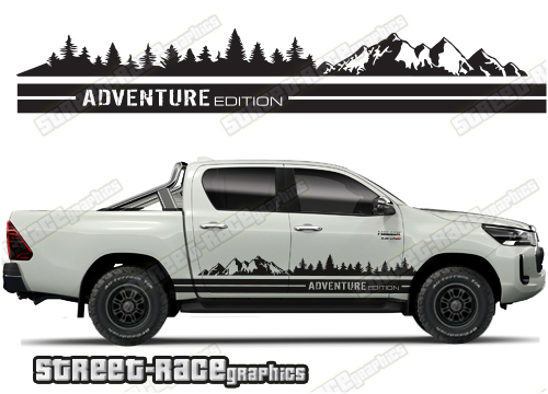 Toyota Hilux MK8 racing stripes 028