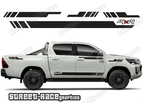Toyota Hilux MK8 racing stripes 032