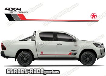 Toyota Hilux MK8 stickers 033