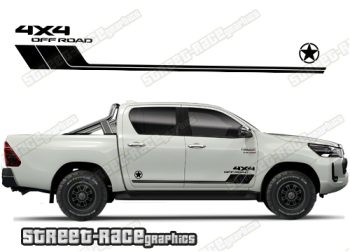 Toyota Hilux MK8 racing stripes 034