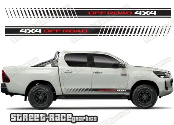Toyota Hilux MK8 racing stripes 036
