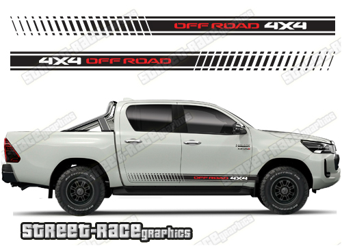 Toyota Hilux MK8 racing stripes 036