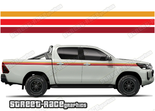 Toyota Hilux MK8 racing stripes 043