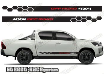 Toyota Hilux MK8 racing stripes 044