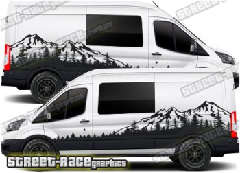 Ford Transit camper van graphics 171