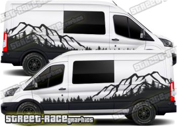 Ford Transit camper van graphics 172