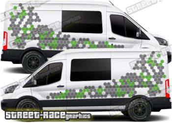Ford Transit camper van graphics 174 - Honeycomb