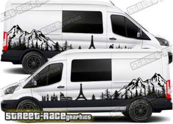 Ford Transit camper van graphics 183