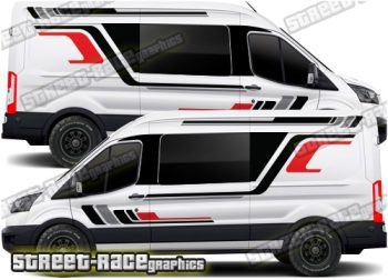 Ford Transit camper van graphics 204