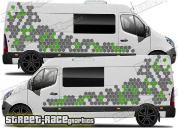 Movano – Master – NV400 camper van graphics 174 - Honeycomb