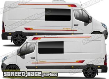 Movano – Master – NV400 camper van RETRO graphics 202
