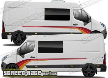 Movano – Master – NV400 camper van RETRO graphics 211