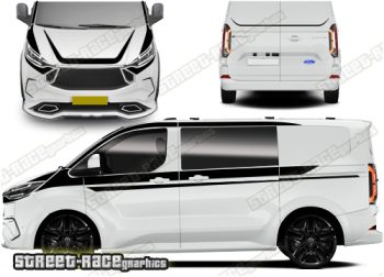Ford Transit Custom MK2 M-SPORT Full stripes 031