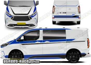 Ford Transit Custom MK2 M-SPORT Full stripes 032