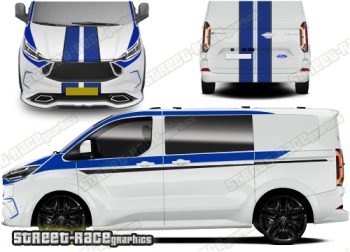 Ford Transit Custom MK2 M-SPORT Full stripes 034