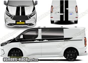 Ford Transit Custom MK2 M-SPORT Full stripes 035