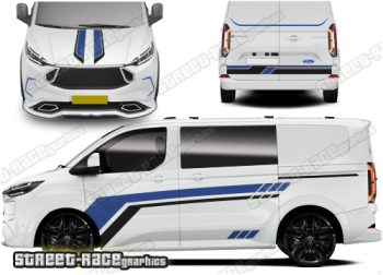 Ford Transit Custom MK2 M-SPORT Full stripes 036