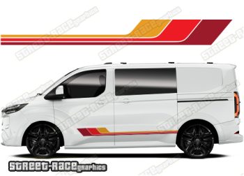 Transit Custom MK2 graphics 045 - RETRO CAMPER
