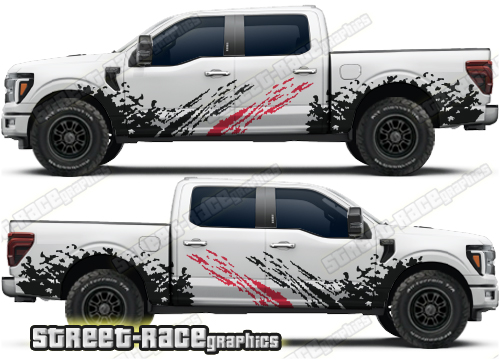 Ford F-150 large 002 - mud splatter graphics