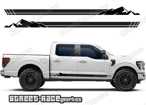 Ford F-150 racing stripes 001