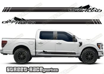 Ford F-150 racing stripes 005