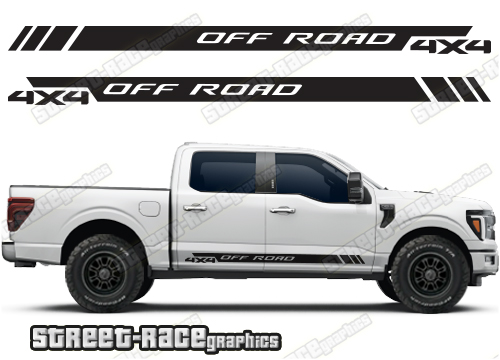 Ford F-150 racing stripes 006