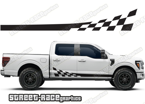 Ford F-150 racing stripes 010