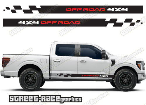 Ford F-150 racing stripes 017