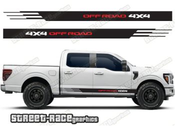 Ford F-150 racing stripes 019