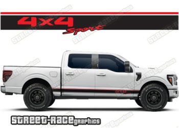Ford F-150 racing stripes 023