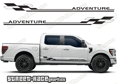 Ford F-150 racing stripes 024