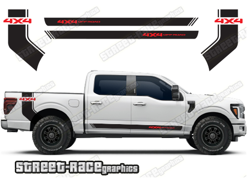 Ford F-150 racing stripes 025