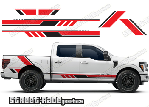 Ford F-150 racing stripes 026