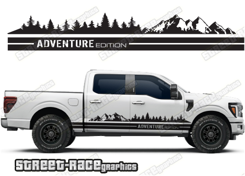 Ford F-150 racing stripes 028