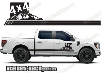 Ford F-150 racing stripes 030