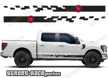 Ford F-150 racing stripes 031