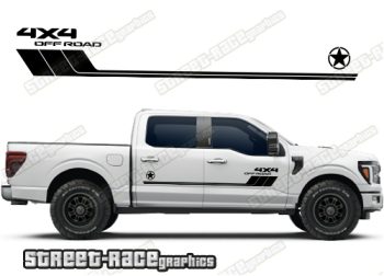 Ford F-150 racing stripes 034