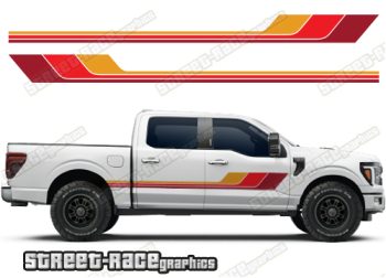 Ford F-150 racing stripes 042