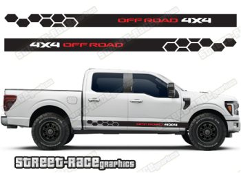 Ford F-150 racing stripes 044