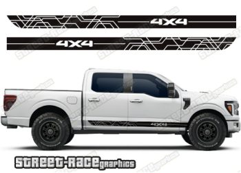 Ford F-150 racing stripes 047